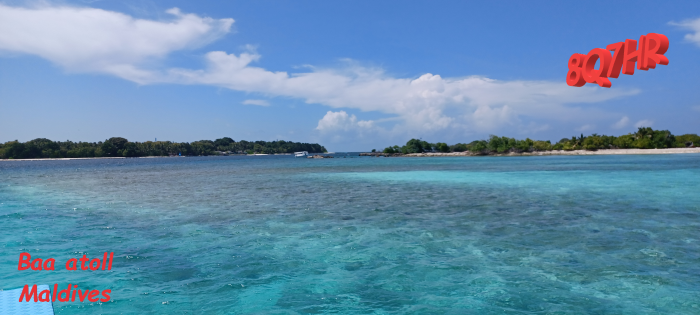 Islands of Baa atoll in the Maldives